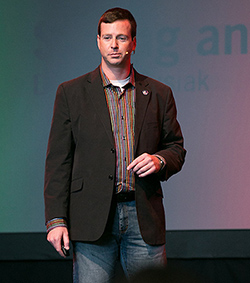 David Matusiak speaking at SwitchPoint 2014 conference